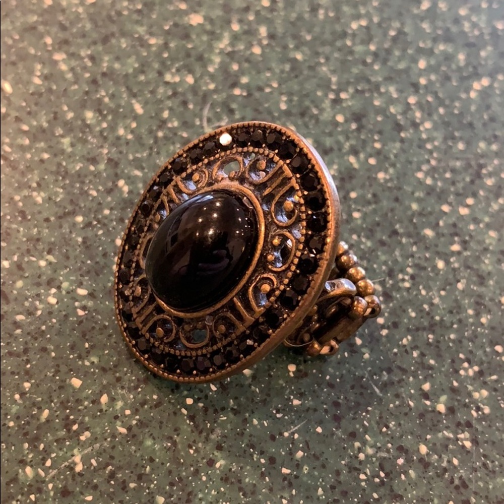 Gold and Black Ring